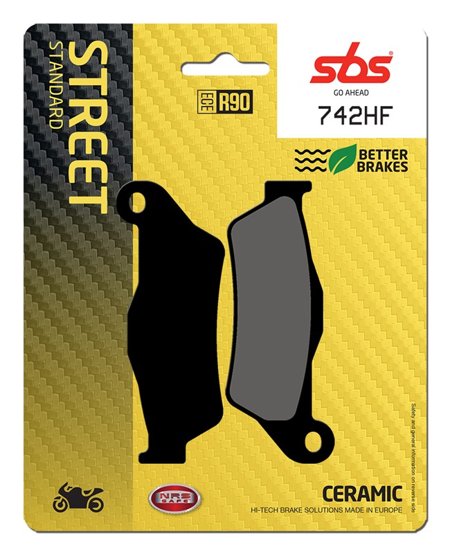 SBS brake pads KH363 street standart ceramic colour black BMW R850/1100/1150/1200, K1200/1300 rear(742HF)
